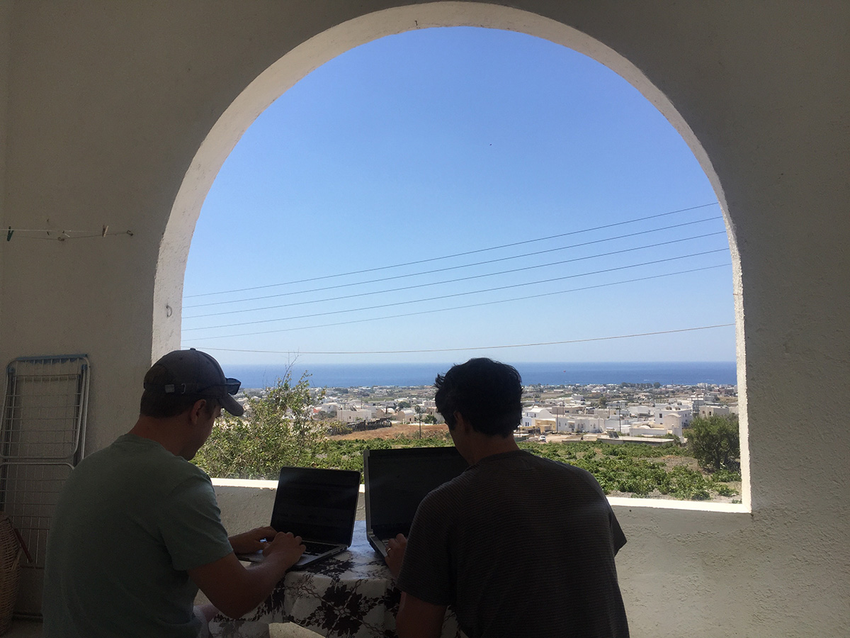 Digital Nomading from Santorini - The Remote Working Greek Odyssey Continues